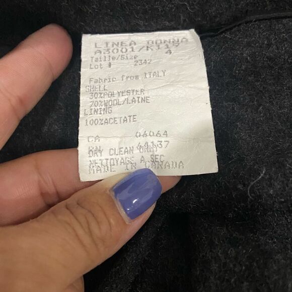 Vintage Bugatchi Linea Donna Classica wool and polyester skirt size 4 - Picture 11 of 14